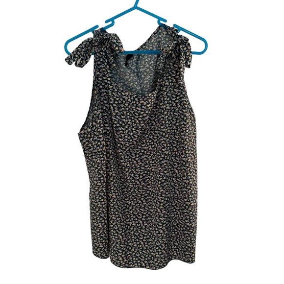 Women’s SHEIN Green Multicolored Floral Tank Top/Sleeveless Blouse. Size 3X. - Picture 2 of 9